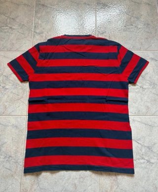 Maglia Polo Ralph Lauren a righe blu e rosse tagli