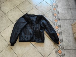 Forro interior negro para chaqueta de moto