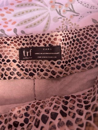 Falda pantalón Zara estampado serpiente Talla S
