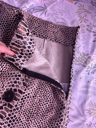 Falda pantalón Zara estampado serpiente Talla S