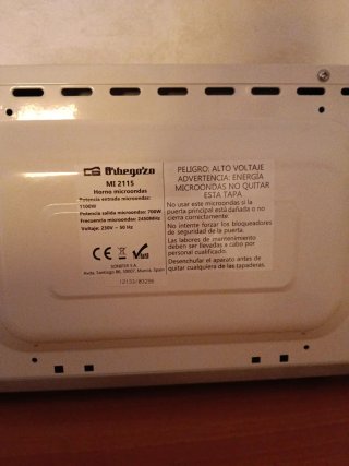 Microondas Orbegozo Blanco