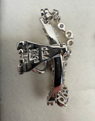 Pendientes de oro de 18 kt con diamantes