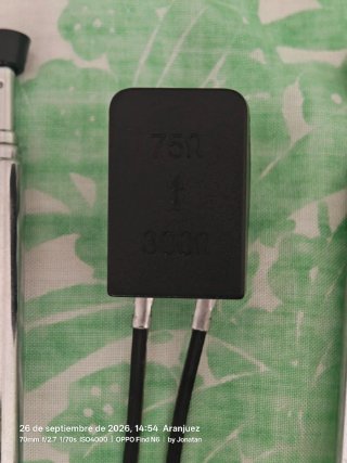 Antena Telescópica TV 75/300 Ohm