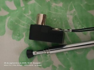 Antena Telescópica TV 75/300 Ohm
