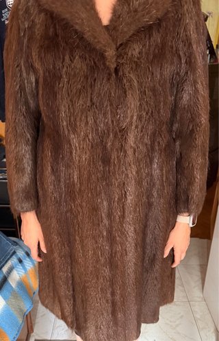 Abrigo de Pelo Marrón