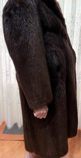 Abrigo de Pelo Marrón