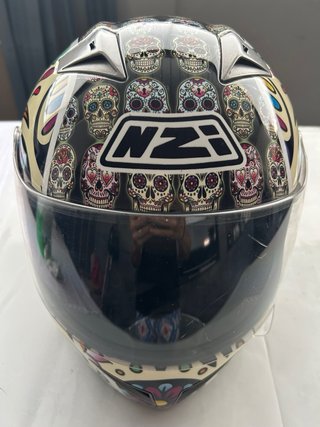 Casco NZI Must II Mexican Skulls