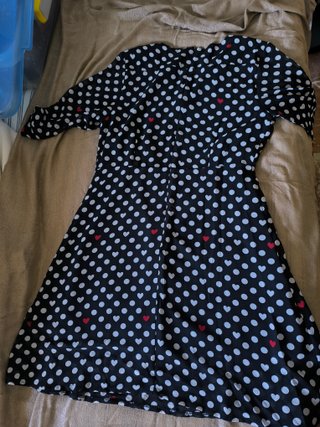 Vestido KLING Negro con Estampado