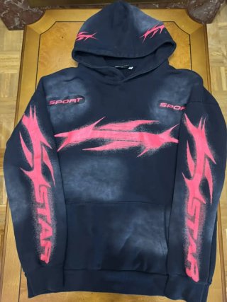 Sudadera Hellstar Roja y Negra