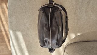 Bandolera Samsonite Cuero Marrón Vintage Unisex