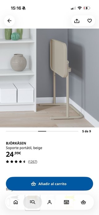 Soporte para Portátil IKEA Beige
