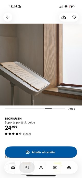 Soporte para Portátil IKEA Beige