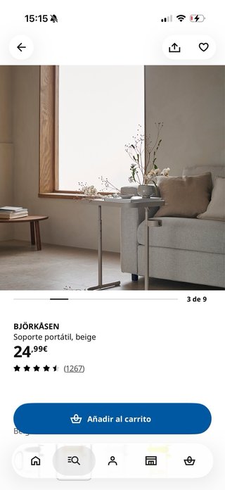 Soporte para Portátil IKEA Beige