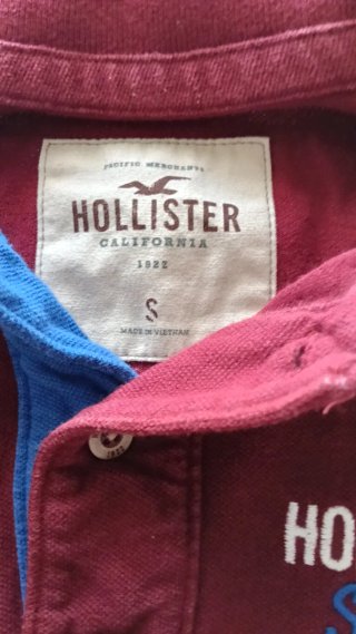 Polo Hollister So Cali 22 Rojo
