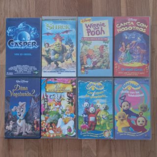 Lote de cintas VHS infantiles