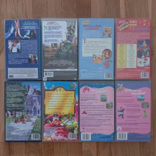 Lote de cintas VHS infantiles