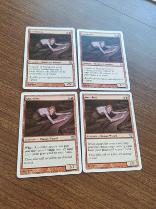 Magic The Gathering Anarchist 4x 🇬🇧🇪🇸