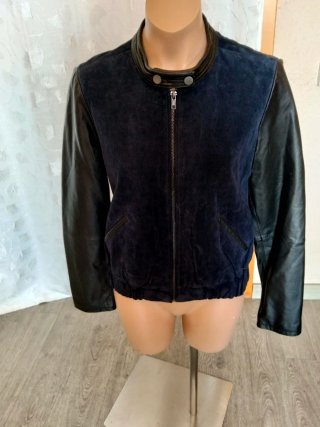 Chaqueta Mango de Ante y Piel Talla M