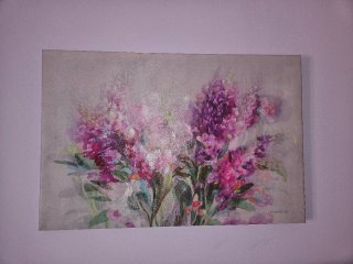 Cuadro grande con flores