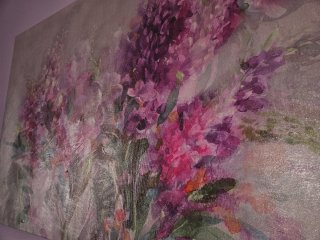Cuadro grande con flores