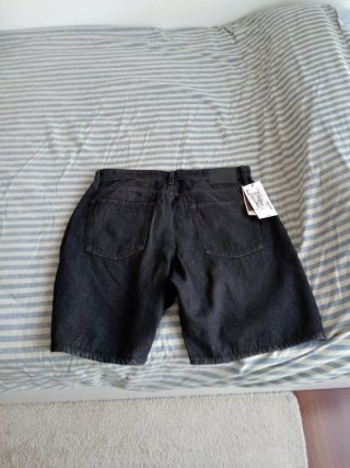 Pantalón Corto Vaquero Negro