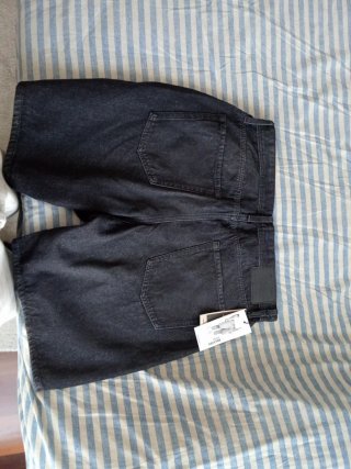 Pantalón Corto Vaquero Negro