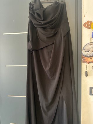 Vestido de fiesta largo negro