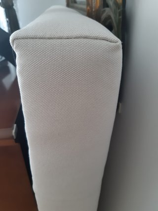 Cabecero Tapizado Beige para Cama 105 cm