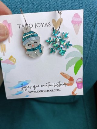 Pendientes"Taro-loop" Sin usar