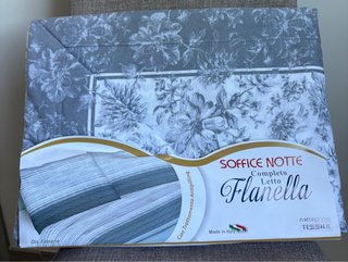 Completo Letto Flanella Piazza e Mezza