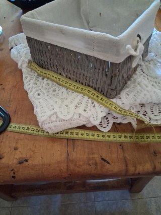 Cesta de Mimbre con Forro