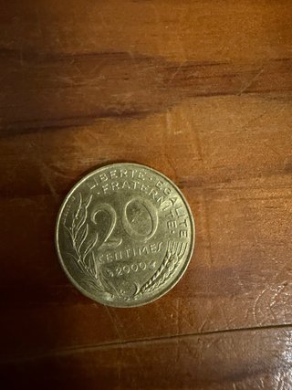 Lote raro 45 monedas 20 céntimos Marianne Francia