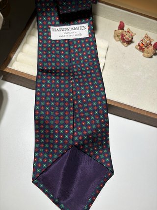 Corbata Hardy Amies Seda Vintage