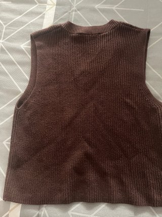 Chaleco Zara Marrón Talla M