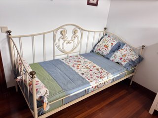 Cama de Forja Beige