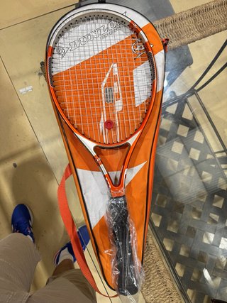 Raqueta Dunlop con funda original