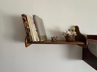 Set de 3 Estanterías de Pared de Madera