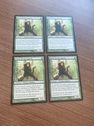 Mazo Magic The Gathering Mártir de las esporas🇪🇸
