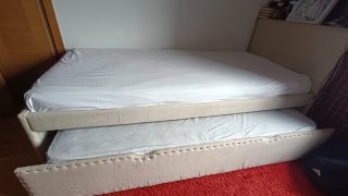 Cama nido tapizada