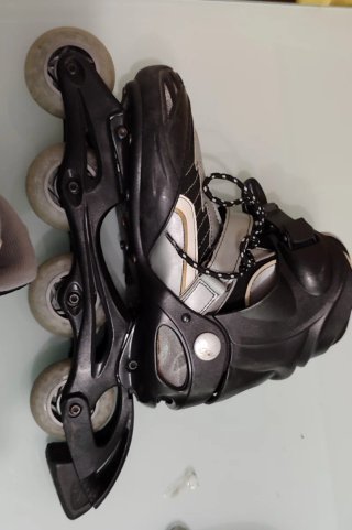 Set de Patines en Línea, Protecciones y Casco