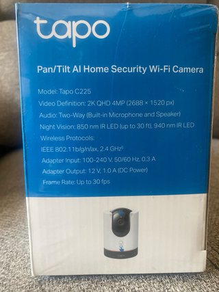Cámara de Seguridad Tapo C225 2K Wi-Fi 6