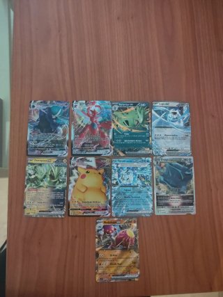 Colección 9 Cartas Pokémon Mega Evolución
