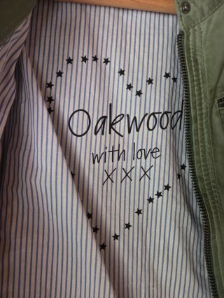 Oakwood Genuine Leather Jacket Size S Jade Green