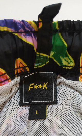 Costume mare uomo "F**k" Tg🇮🇹L