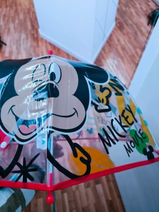 Paraguas Disney Mickey Mouse Transparente