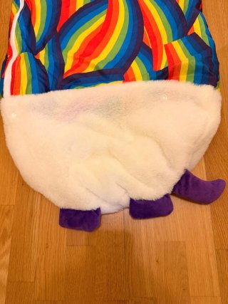 Saco de dormir unicornio arcoíris