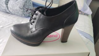 Zapatos de tacón negros talla 40
