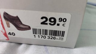 Zapatos de tacón negros talla 40