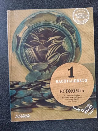 Economía 1 Bachillerato. Anaya