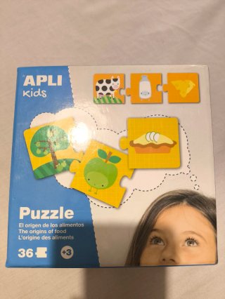 Puzzle Apli Kids: Origen de los Alimentos